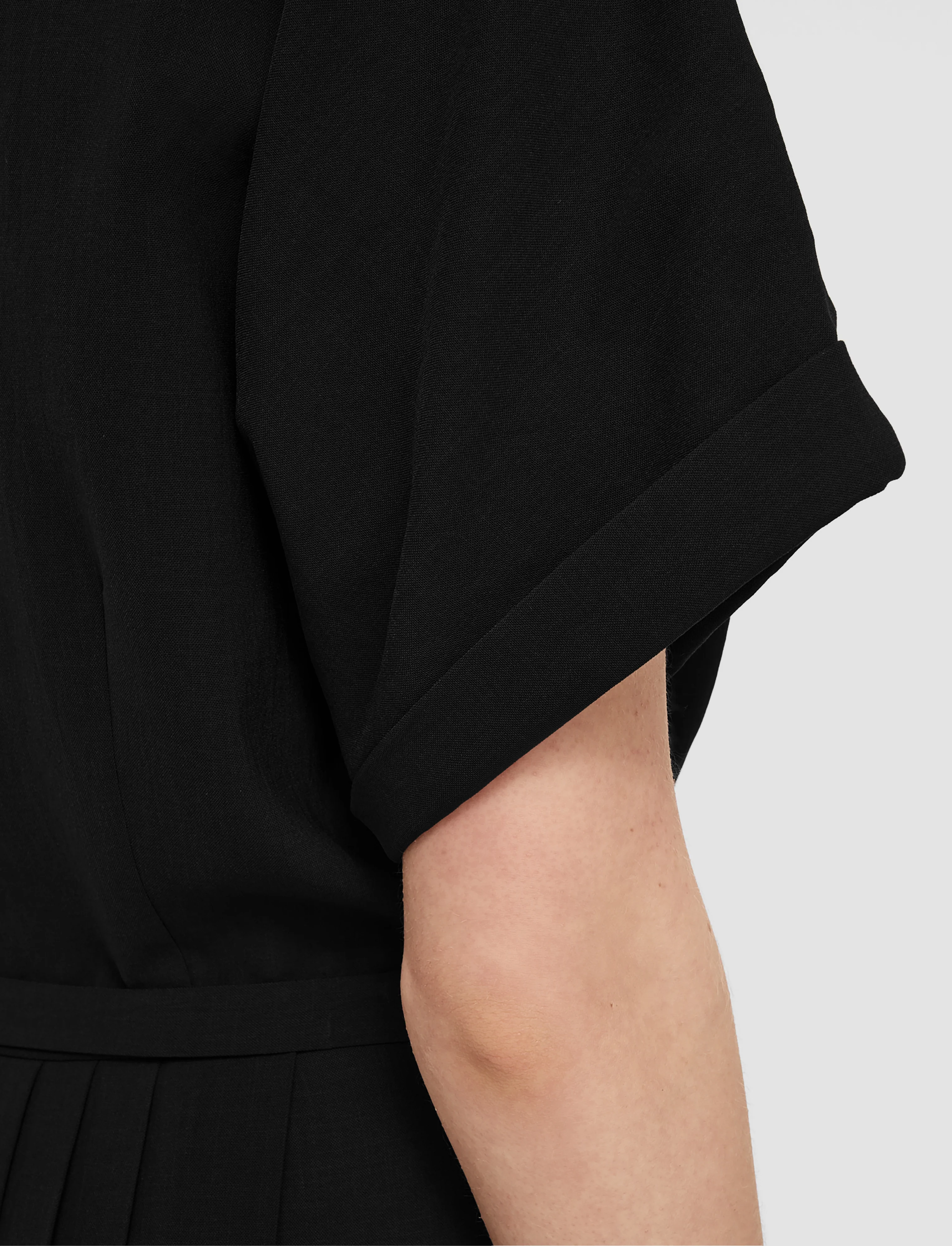 Sofia Airy Plissé Jumpsuit - Image 4