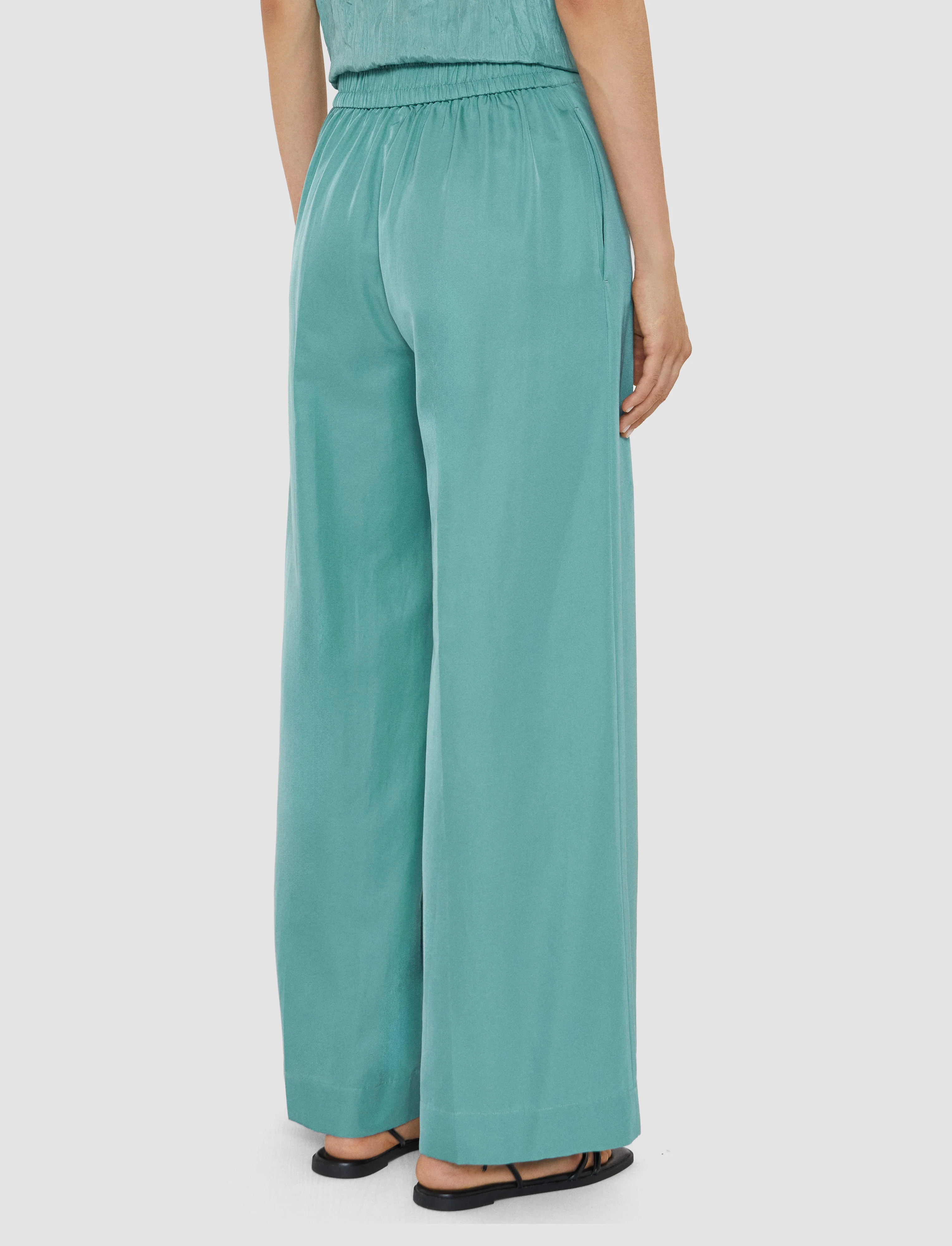 Thurlow Soft Cotton Silk Trousers - Image 3