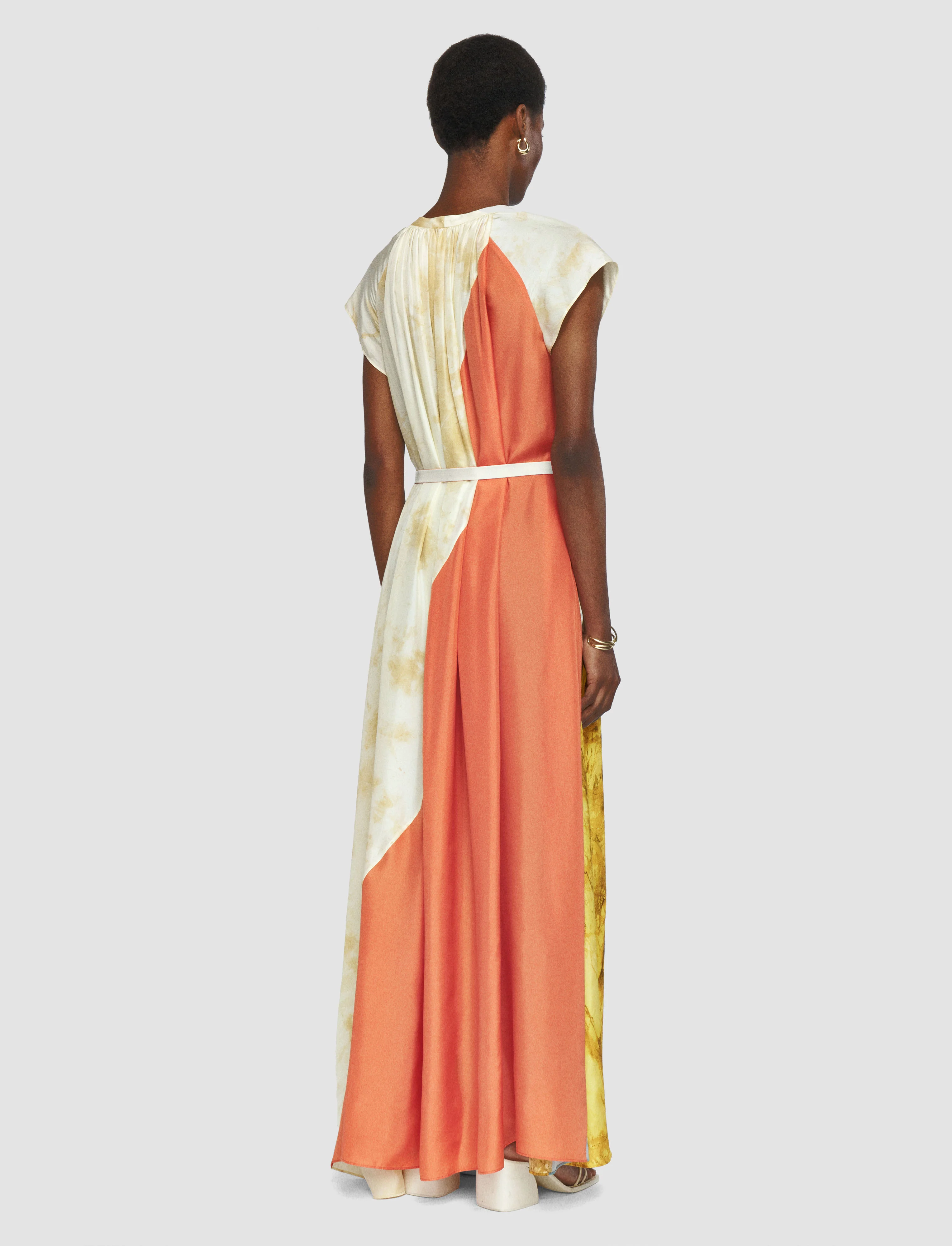 Tulipa Planchart Print Silk Dress - Image 3