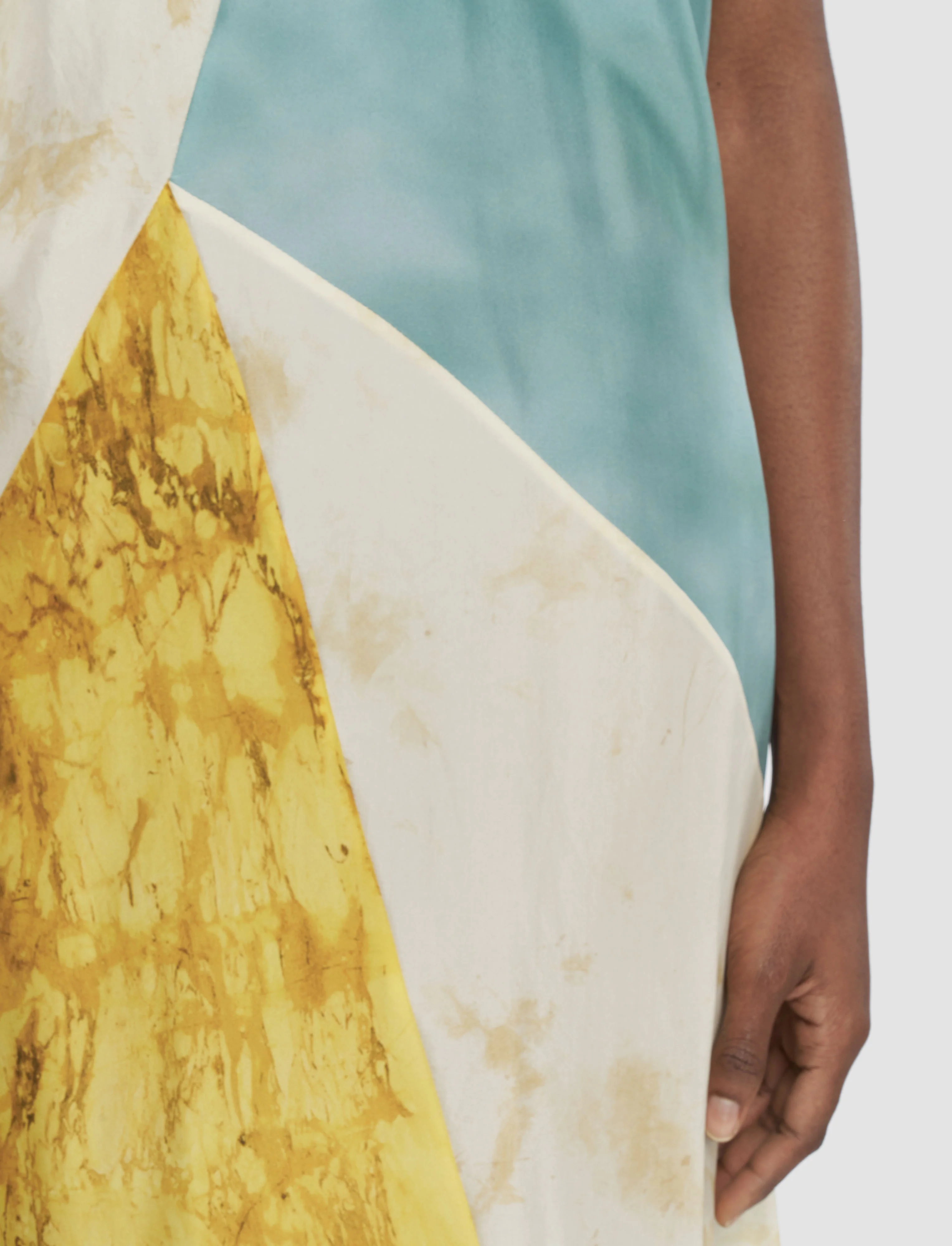 Tulipa Planchart Print Silk Dress - Image 4