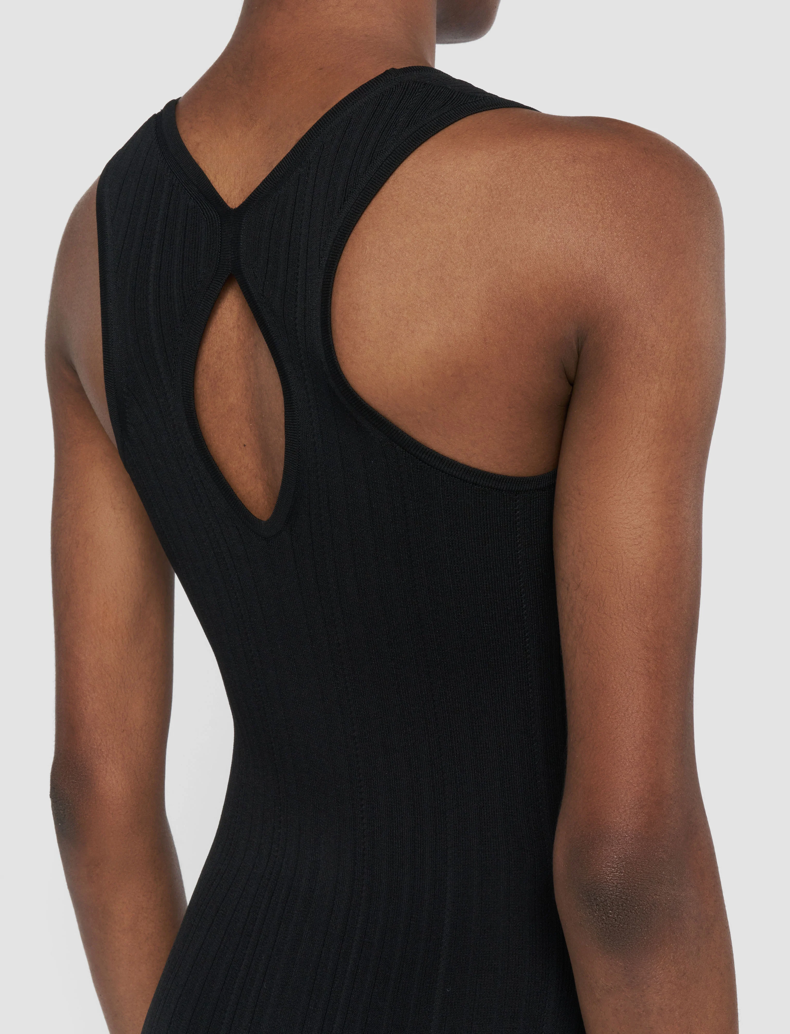 Viscose Rib Knit Dress - Image 4