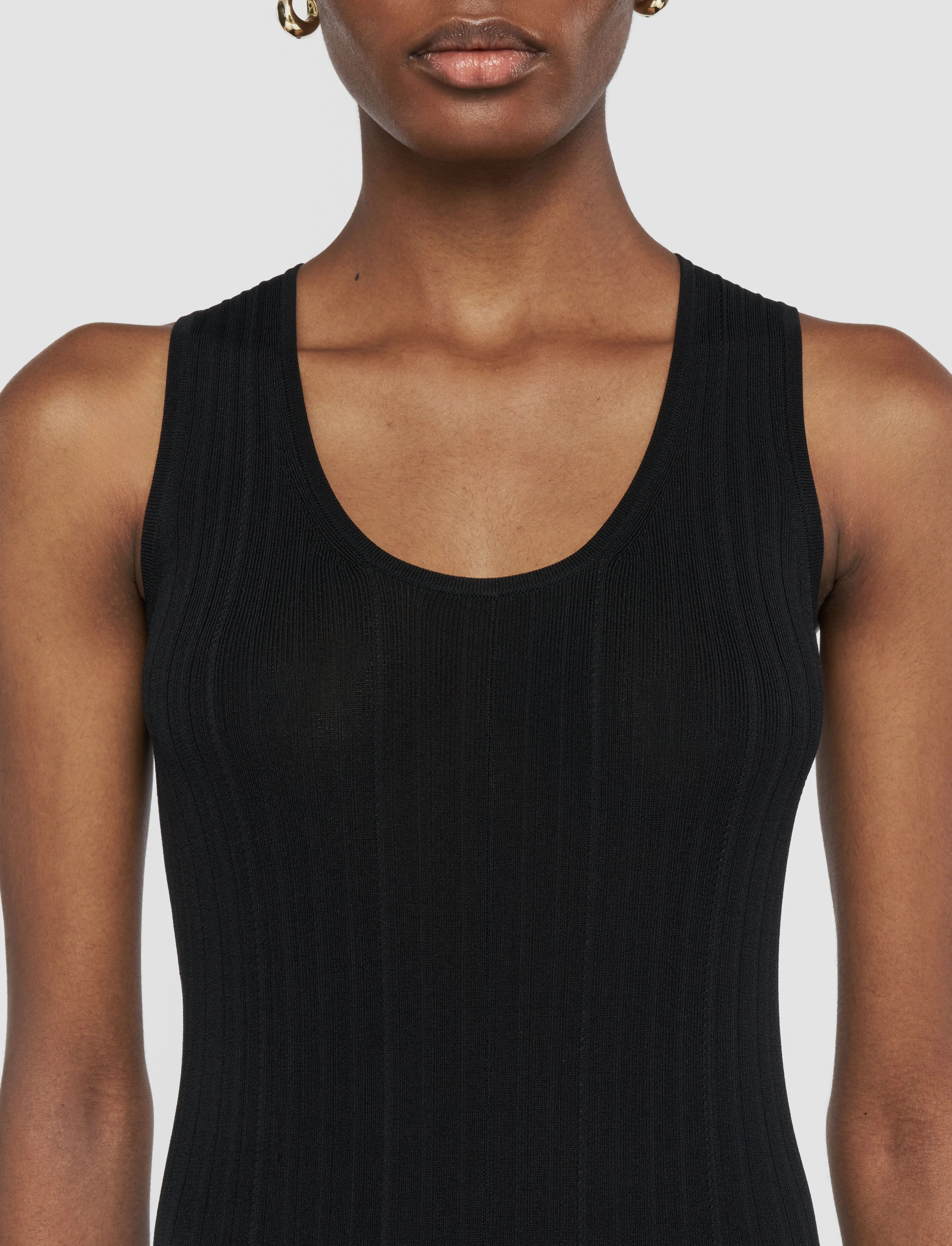 Viscose Rib Knit Dress - Image 5