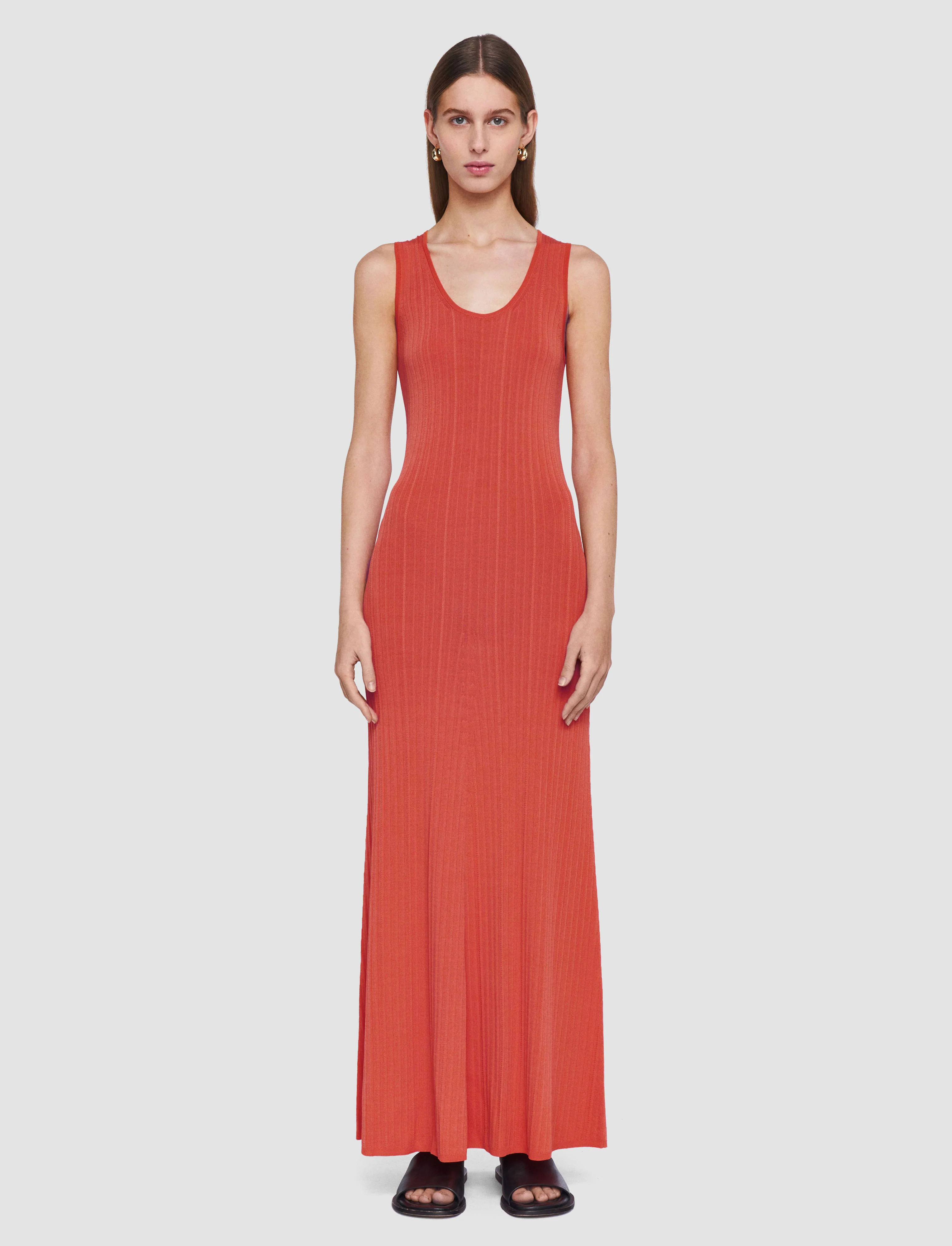 Viscose Rib Knit Dress - Image 3